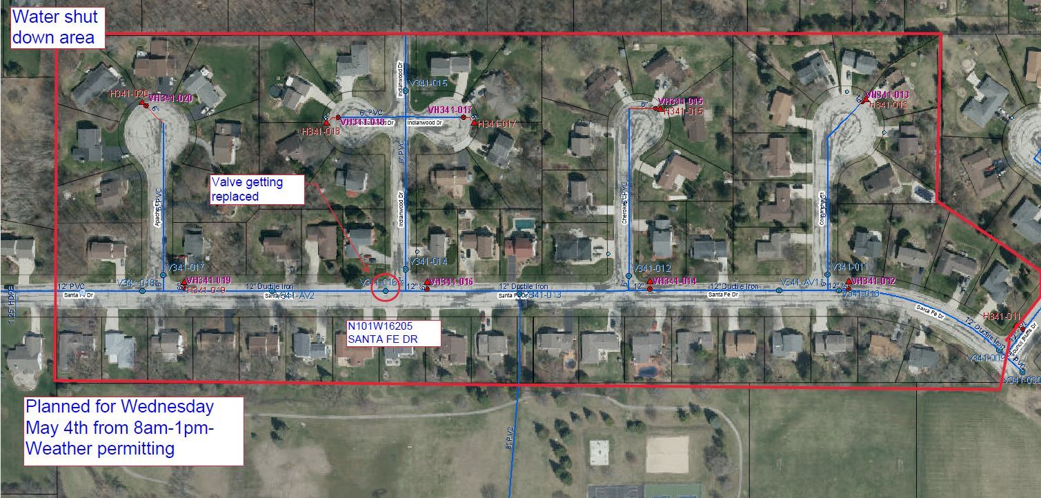 water shut down 5.4.22